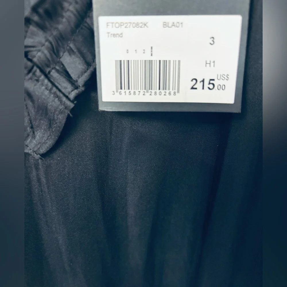 The Kooples Elegant Black Women's Blouse, Size L. Retail $215. NWT - Picture 11 of 11